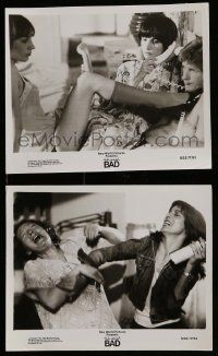 5d910 ANDY WARHOL'S BAD 2 8x10 stills '77 Carroll Baker, Perry King, sexploitation black comedy!