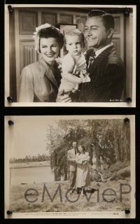 5d116 AND BABY MAKES THREE 25 8x10 stills '49 Robert Young & Barbara Hale in the expecting picture