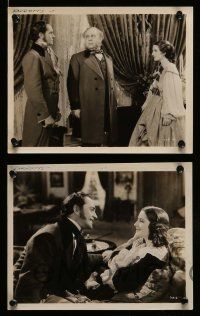 5d472 BARRETTS OF WIMPOLE STREET 8 8x10 stills '34 Charles Laughton, Fredric March & Norma Shearer