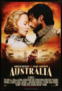 5f160 AUSTRALIA DS Aust 1sh '08 Baz Luhrmann directed, pretty Nicole Kidman on the run!