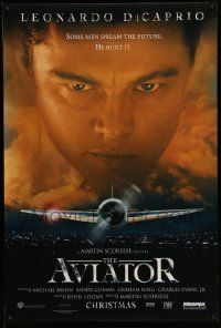 5g067 AVIATOR advance DS 1sh '04 Martin Scorsese directed, Leonardo DiCaprio as Howard Hughes!