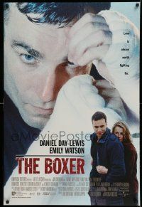 5g118 BOXER int'l DS 1sh '97 giant image of Daniel Day-Lewis & Emily Watson!