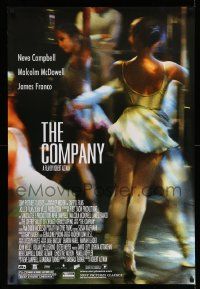 5g190 COMPANY DS 1sh '03 Robert Altman, Neve Campbell, cool image of ballet dancer!