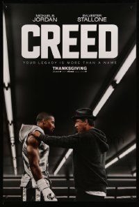 5g200 CREED teaser DS 1sh '15 image of Sylvester Stallone as Rocky Balboa with Michael Jordan!
