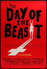 5g221 DAY OF THE BEAST 1sh '97 De La Iglesias' El dia de la bestia, incredible horror art!