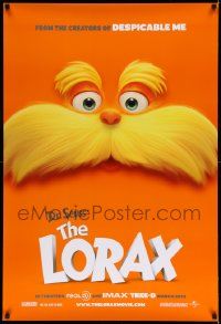 5g258 DR. SEUSS' THE LORAX advance DS 1sh '12 great image of title character!