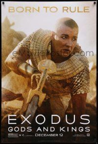 5g285 EXODUS: GODS & KINGS style F teaser DS 1sh '14 close-up of Joel Edgerton as Rhamses!