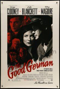 5g345 GOOD GERMAN advance DS 1sh '06 Steven Soderbergh directed, Clooney & pretty Cate Blanchett!
