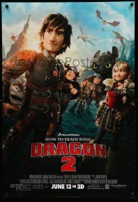 5g407 HOW TO TRAIN YOUR DRAGON 2 style H advance DS 1sh '13 cool image from CGI fantasy!