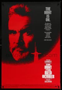 5g421 HUNT FOR RED OCTOBER int'l 1sh '90 Russian military submarine captain Sean Connery!