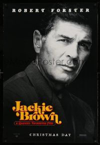 5g472 JACKIE BROWN teaser 1sh '97 Quentin Tarantino, cool image of Robert Forster!