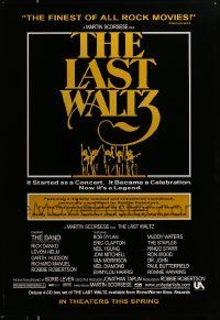 5g521 LAST WALTZ advance DS 1sh R02 Martin Scorsese, a rock concert that became a celebration!