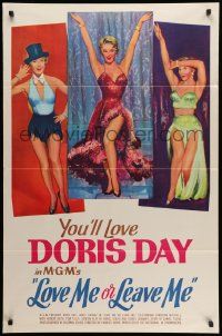 5g566 LOVE ME OR LEAVE ME 1sh R64 full-length sexy Doris Day as famed Ruth Etting!