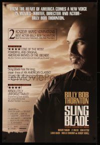 5g824 SLING BLADE 1sh '96 star & director Billy Bob Thornton, many reviews!