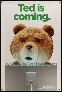 5g884 TED wilding 1sh '12 Mark Wahlberg, Mila Kunis, image of teddy bear using Mac, rare wilding!