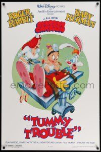 5g921 TUMMY TROUBLE DS 1sh '89 Roger Rabbit & sexy Jessica with doctor Baby Herman!