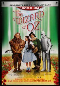 5g974 WIZARD OF OZ DS advance 1sh R13 Victor Fleming, Judy Garland all-time classic, rated G!