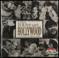 5h271 100 YEARS OF HOLLYWOOD hardcover book '00 A Century of Movie Magic, fully illustrated!