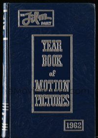 5h222 FILM DAILY YEARBOOK OF MOTION PICTURES hardcover book '62 filled with movie information!