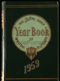 5h219 FILM DAILY YEARBOOK OF MOTION PICTURES hardcover book '59 filled with movie information!