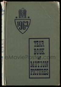 5h223 FILM DAILY YEARBOOK OF MOTION PICTURES hardcover book '63 filled with movie information!
