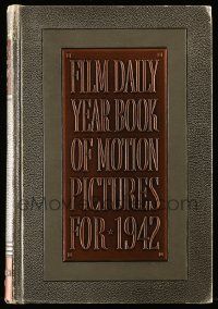 5h203 FILM DAILY YEARBOOK OF MOTION PICTURES hardcover book '42 filled with information!