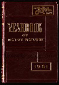 5h221 FILM DAILY YEARBOOK OF MOTION PICTURES hardcover book '61 loaded with movie information!