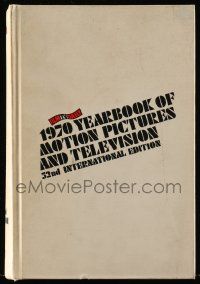 5h230 FILM DAILY YEARBOOK OF MOTION PICTURES hardcover book '70 loaded with movie information!