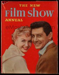 5h258 FILM SHOW ANNUAL English hardcover book '57 with full-page full-color movie star portraits!