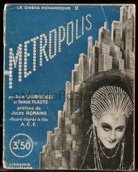 5h002 METROPOLIS French magazine '28 Fritz Lang classic, many images & info from the movie!