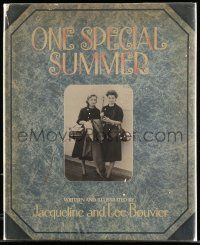 5h369 ONE SPECIAL SUMMER hardcover book '74 written & illustrated by Jacqueline & Lee Bouvier!