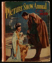 5h265 PICTURE SHOW ANNUAL English hardcover book '39 The World's Best in Pictures, w/ many photos!