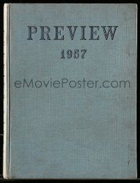 5h377 PREVIEW English hardcover book '57 filled with great articles & photographs!