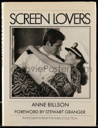 5h389 SCREEN LOVERS hardcover book '88 filled with photographs from the Kobal Collection!