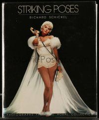 5h397 STRIKING POSES 1st edition hardcover book '87 color photographs from the Kobal Collection!