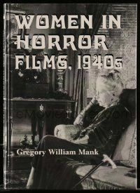 5h406 WOMEN IN HORROR FILMS 1940S hardcover book '99 an illustrated history of scary movies!