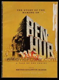 5h439 BEN-HUR English souvenir program book '60 Charlton Heston, William Wyler classic epic!
