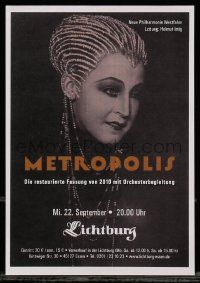 5h022 METROPOLIS German herald R10 Fritz Lang classic accompanied by Westphalia New Philharmonic!