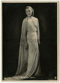 5h093 BRIGITTE HELM 4x6 German Ross postcard '20s wonderful full-length portrait in pretty gown!