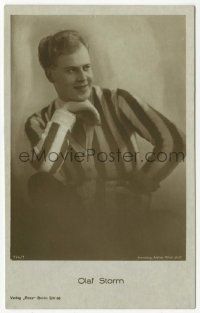 5h096 OLAF STORM German Ross postcard '20s Danish actor starring in Germany in the early 1920s!