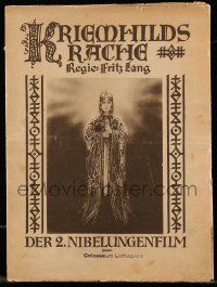 5h039 KRIEMHILD'S REVENGE German program '24 Fritz Lang's sequel Die Nibelungen: Kriemhilds Rache!