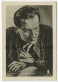 5h111 FRITZ LANG 2x3 German Ross cigarette card '30s great c/u of the legendary German director!