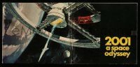 5h410 2001: A SPACE ODYSSEY souvenir program book '68 Kubrick, McCall space wheel art +many photos