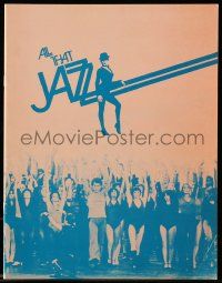 5h422 ALL THAT JAZZ souvenir program book '79 Roy Scheider & Jessica Lange, Bob Fosse musical!