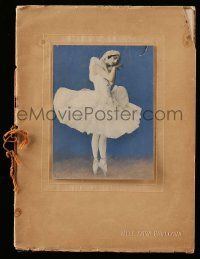 5h426 ANNA PAVLOVA souvenir program book 1913 a live performance of the Russian ballerina!