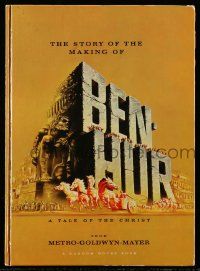 5h440 BEN-HUR hardcover souvenir program book '60 Charlton Heston, William Wyler classic epic!