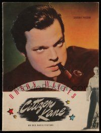 5h473 CITIZEN KANE souvenir program book '41 Orson Welles' masterpiece, great images & content!
