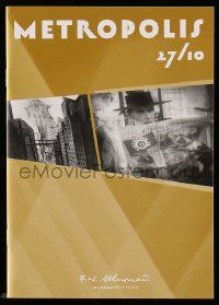 5h026 METROPOLIS German souvenir program book R10 Fritz Lang, released by F.W. Murnau Foundation!