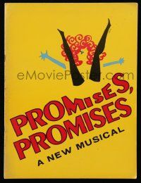 5h645 PROMISES PROMISES stage play souvenir program book '68 written by Neil Simon!