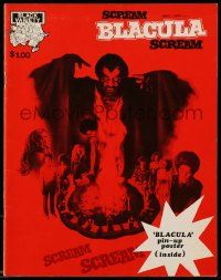 5h673 SCREAM BLACULA SCREAM souvenir program book '73 black vampire William Marshall & Pam Grier!